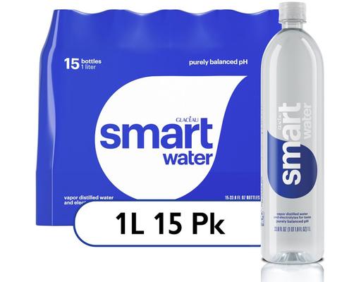 Smartwater Bottles, 33.8 fl oz (15-pk) Glaceau