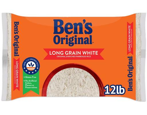 Long Grain White RIce, 12 Pounds Ben's Original