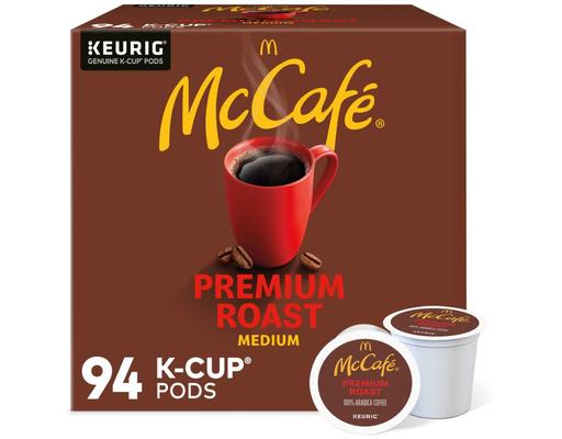 Premium Coffee  Pods, Medium, 94 ct McCafe