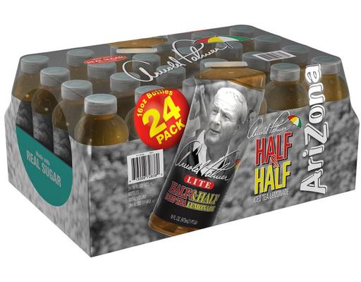 Arnold Palmer Half & Half Iced Tea Lemonade, 16 fl oz (24-pk) AriZona