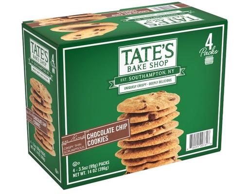 Cookies, Chocolate Chip, 3.5 oz (4-pk) Tate's Bake Shop