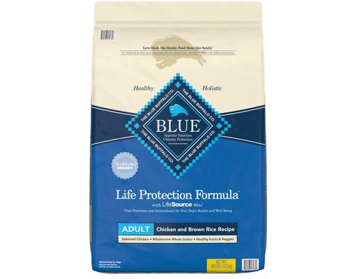 Life Protection Formula Adult Dry Dog Food, Chicken & Brown Rice, 38 Pounds Blue Buffalo