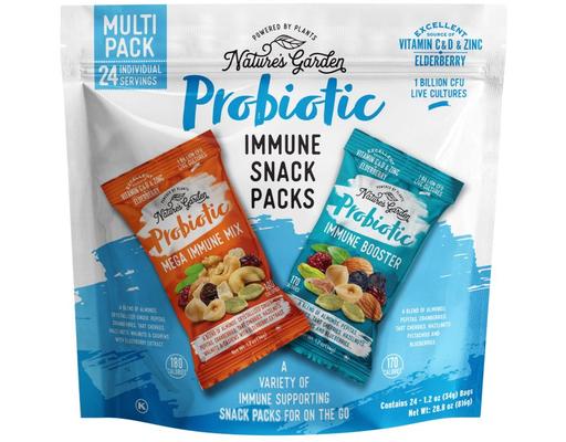 Probiotic Immune Booster Variety Pack Snacks, 24 pack Natures Garden