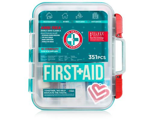 First-Aid Kit, 351 ct Be Smart Get Prepared
