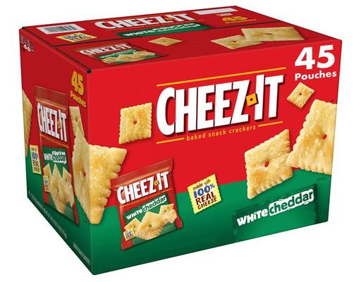 Crackers Baked Snacks, White Cheddar, 1.5 oz (45-pk) Cheez-It