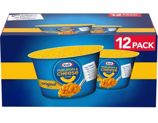 Macaroni & Cheese Cups, Original, 2.05 oz (12-pk) Kraft