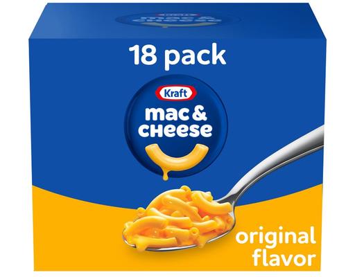 Macaroni & Cheese Boxes, Original, 7.25 oz (18-pk) Kraft