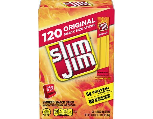 Smoked Snack Sticks, Original, 0.28 oz (120-pk) Slim Jim