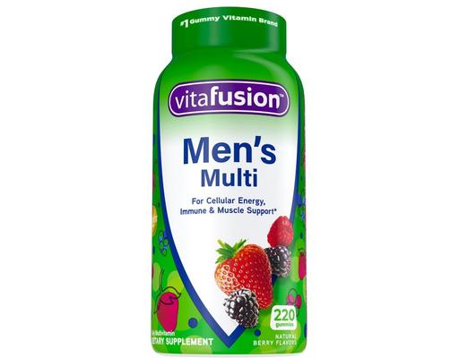 Men's Multivitamin Gummies, Berry, 220 ct Vitafusion