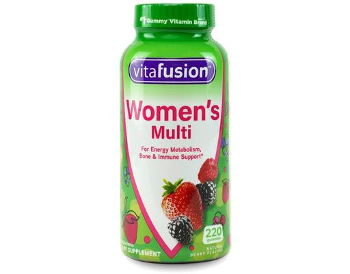 Women's Multivitamin Gummies, Berry, 220 ct Vitafusion