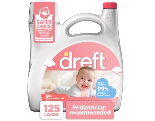 Ultra Concentrated Baby Liquid Laundry Detergent, 170 fl oz Dreft