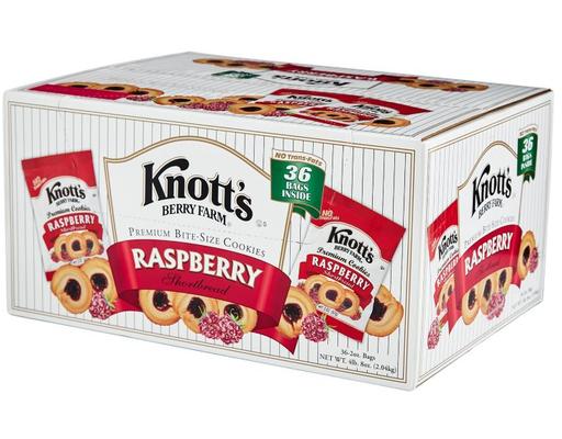 Berry Farm Shortbread Cookies, Raspberry, 2 oz (36-pk) Knott's