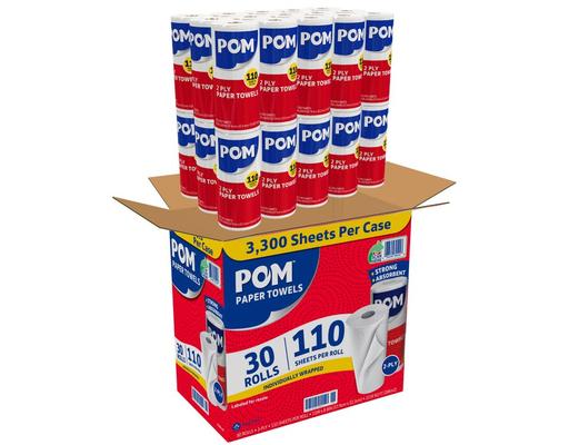 2-Ply Paper Towels, 110 ct (30-pk) POM