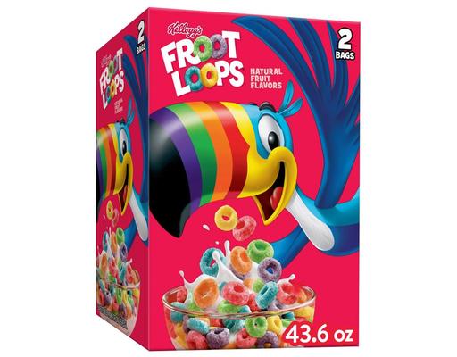 Cereal, 21.8 oz (2-pk) Froot Loops