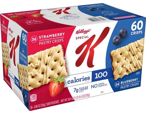 Pastry Crisps, Variety Pack, 0.88 oz (30-pk) Special K