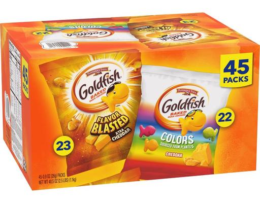 Goldfish Crackers, Variety Pack, 0.9 oz (45-pk) Pepperidge Farm