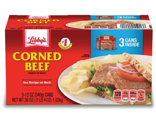 Corned Beef, 12 oz (3-pk) Libby's