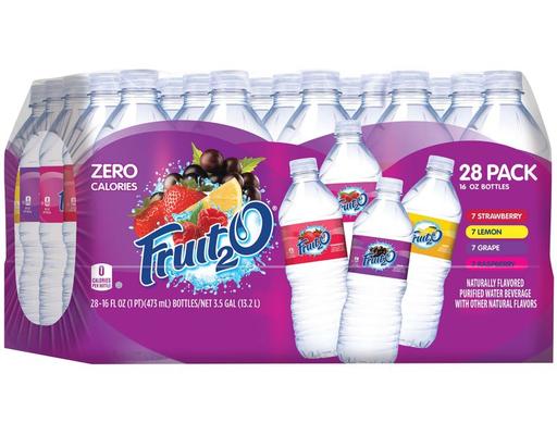 Water Bottles, Variety Pack, 16 fl oz (28-pk) Fruit2O