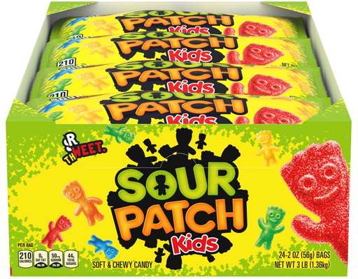 Candy, 2 oz (24-pk) Sour Patch Kids