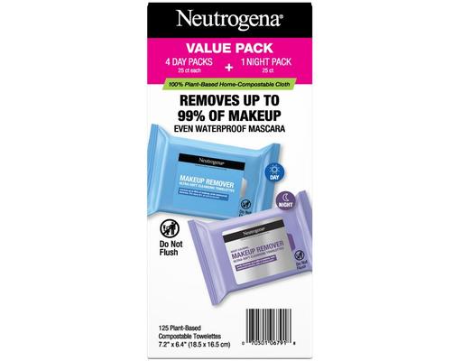 Makeup Remover Wipes, Variety Pack, 25 ct (5-pk) Neutrogena
