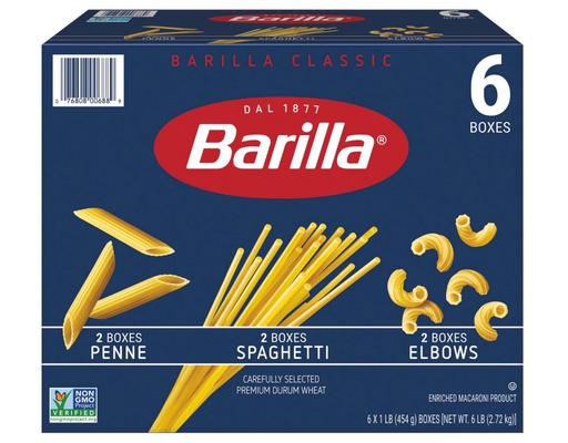 Pasta, Variety Pack, 16 oz (6-pk) Barilla