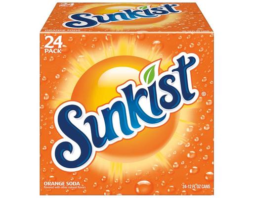 Orange Soda Cans, 12 fl oz (24-pk) Sunkist