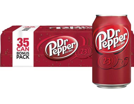 Soda Cans, 12 fl oz (35-pk) Dr. Pepper