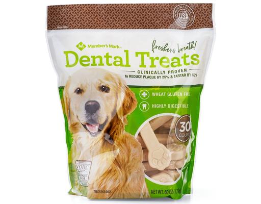 Dental Treats for Dogs, 60 oz Member's Mark