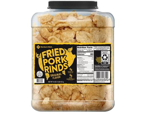 Fried Pork Rinds, Original, 16 oz Member's Mark
