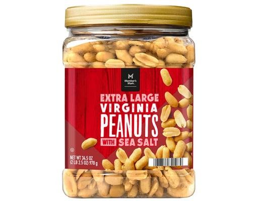Salted Extra Large Peanuts, 34.5 oz Member's Mark