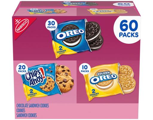 Sweet Treats Cookies, Variety Pack, 0.78 oz (60-pk) Nabisco