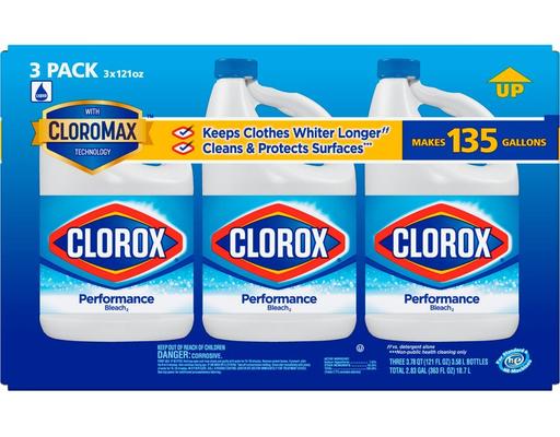 Performance Bleach, 121 fl oz (3-pk) Clorox