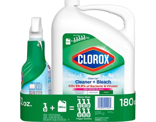 Clean-Up Cleaner with Bleach and Refill, 212 fl oz Total Clorox