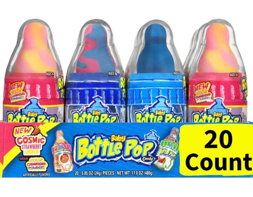 Candy, Variety Pack, 0.85 oz (20-pk) Baby Bottle Pop