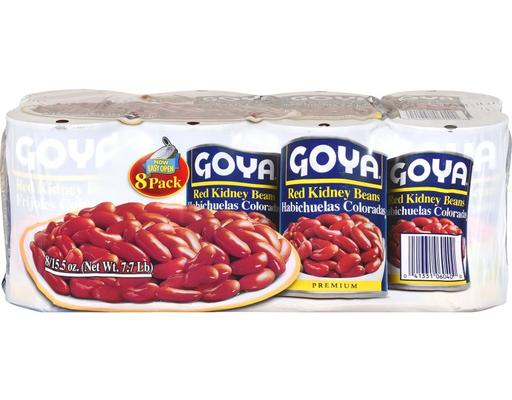 Red Kidney Beans, 15.5 oz (8-pk) Goya