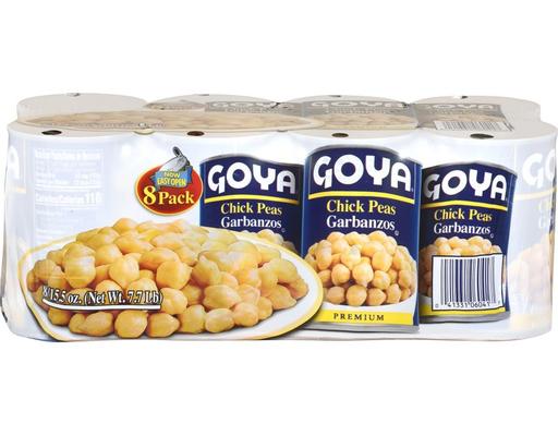Chick Peas Cans, 15.5 oz (8-pk) Goya