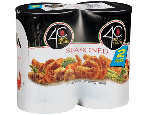 Bread Crumbs, Seasoned, 46 oz (2-pk) 4C