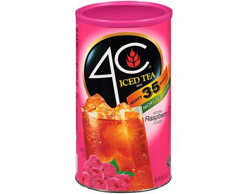 Iced Tea Mix, Raspberry, 82.6 oz 4C