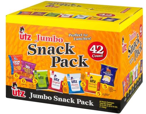 Jumbo Snack, Variety Pack, 42 ct UTZ