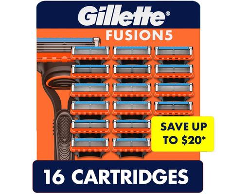 Fusion5 Razor Cartridges, 16 ct Gillette