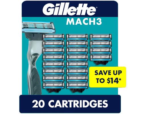 Mach3 Razor Cartridges, 20 ct Gillette