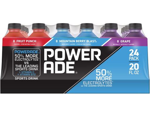 Sports Drink, Variety Pack, 20 fl oz (24-pk) Powerade