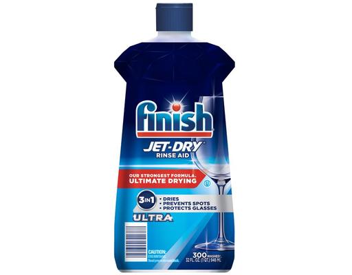 Jet-Dry Ultra Rinse Aid Dishwasher Rinse & Drying Agent, 32 fl oz Finish