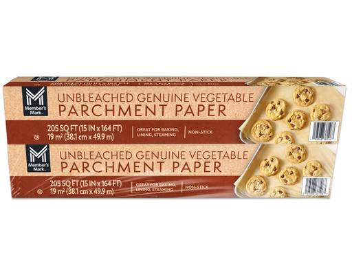 Unbleached Parchment Paper, 410 sq. ft., 2 pk. Member's Mark