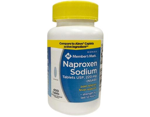 Naproxen Sodium 220mg Tablets, 400 ct Member's Mark