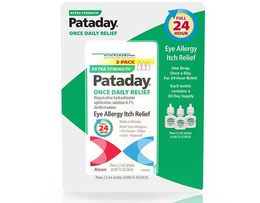 Extra Strength Eye Drops, 0.085 fl oz (3-pk) Pataday