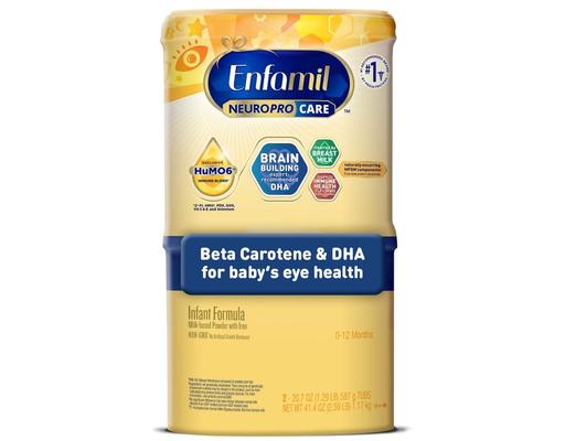 NeuroPro Infant Powder With Beta-Carotene, 20.7 oz (2-ct) Enfamil