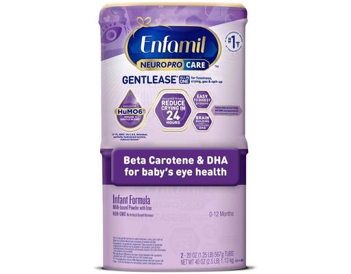 NeuroPro Care Gentlease Powder with Beta-Carotene, 20 oz (2-ct) Enfamil