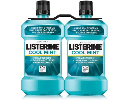 Antiseptic Mouthwash, Cool Mint, 50.7 fl oz (2-pk) Listerine
