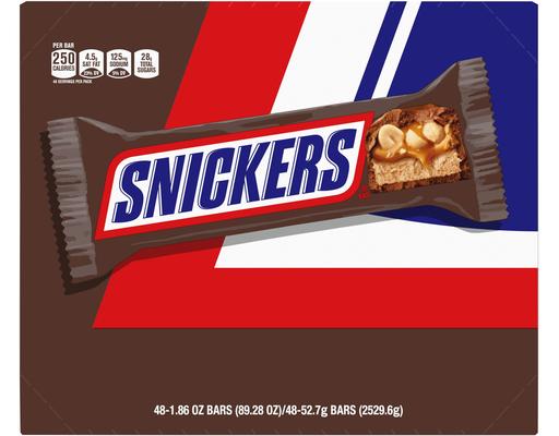Full Size Chocolate Bars, 1.86 oz (48-pk) Snickers